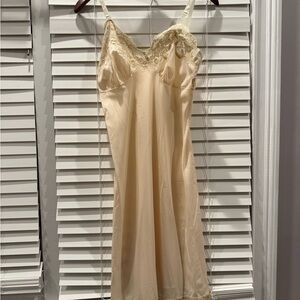 Cream Chemise with Soft Flowing Fabric